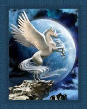 Load image into Gallery viewer, Handmade Tapestry "Mystique Unicorn”