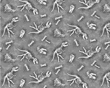 Load image into Gallery viewer, Handmade Placemat Or Table Runner Dinosaur Fossils Gray