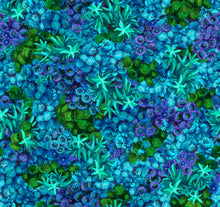 Load image into Gallery viewer, Handmade Placemat Or Table Runner Treasures at Sea Coral Blue