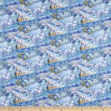 Load image into Gallery viewer, Handmade Placemat Or Table Runner Polar Journey Village