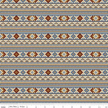 Load image into Gallery viewer, Handmade Placemat Or Table Runner Back of the Chutes Stripe Parchment