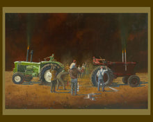 Load image into Gallery viewer, Handmade Tapestry "Tug of War Tractor”