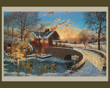 Load image into Gallery viewer, Handmade Tapestry "The Skating Party”