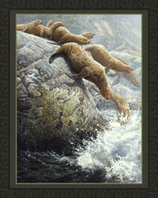 Load image into Gallery viewer, Handmade Tapestry "The Plunge Seal”