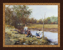 Load image into Gallery viewer, Handmade Tapestry "Fishing Four For The Catch”