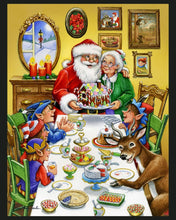 Load image into Gallery viewer, Handmade Tapestry "Santa's Table”