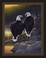 Load image into Gallery viewer, Handmade Tapestry “Dawns Early Light Eagle”