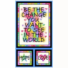 Load image into Gallery viewer, Handmade Tapestry "Be the Change”