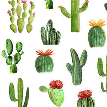 Load image into Gallery viewer, Handmade Placemat Or Table Runner Cowboy Up Cactus White