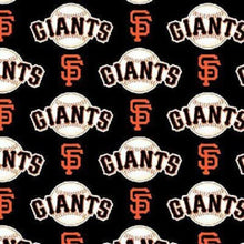 Load image into Gallery viewer, Handmade Valance or Curtain Panel SF Giants