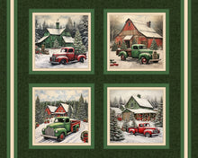 Load image into Gallery viewer, Handmade Tapestry "Snow Trucks”