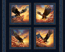 Load image into Gallery viewer, Handmade Tapestry "Soaring Sunrise Eagle”