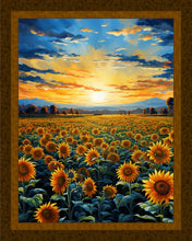 Load image into Gallery viewer, Handmade Tapestry "Sunflower Meadow”