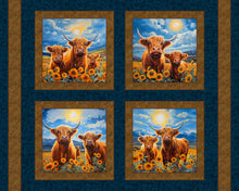 Load image into Gallery viewer, Handmade Tapestry "Sunflower Sunny Highlands”