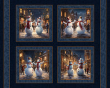 Load image into Gallery viewer, Handmade Tapestry "The Snowman Dance”