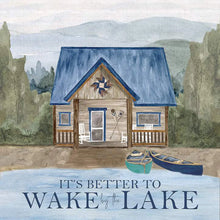 Load image into Gallery viewer, Handmade Tapestry "Wake at the Lake”