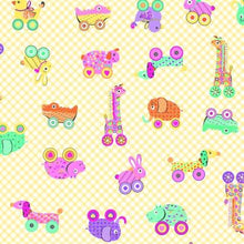 Load image into Gallery viewer, Handmade Blanket, Burp Rag/ Security Blanket, and Bib Baby Animal Toys Yellow Comfy Prints