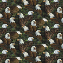 Load image into Gallery viewer, Handmade Valance or Curtain Panel Eagles Flying High Allover