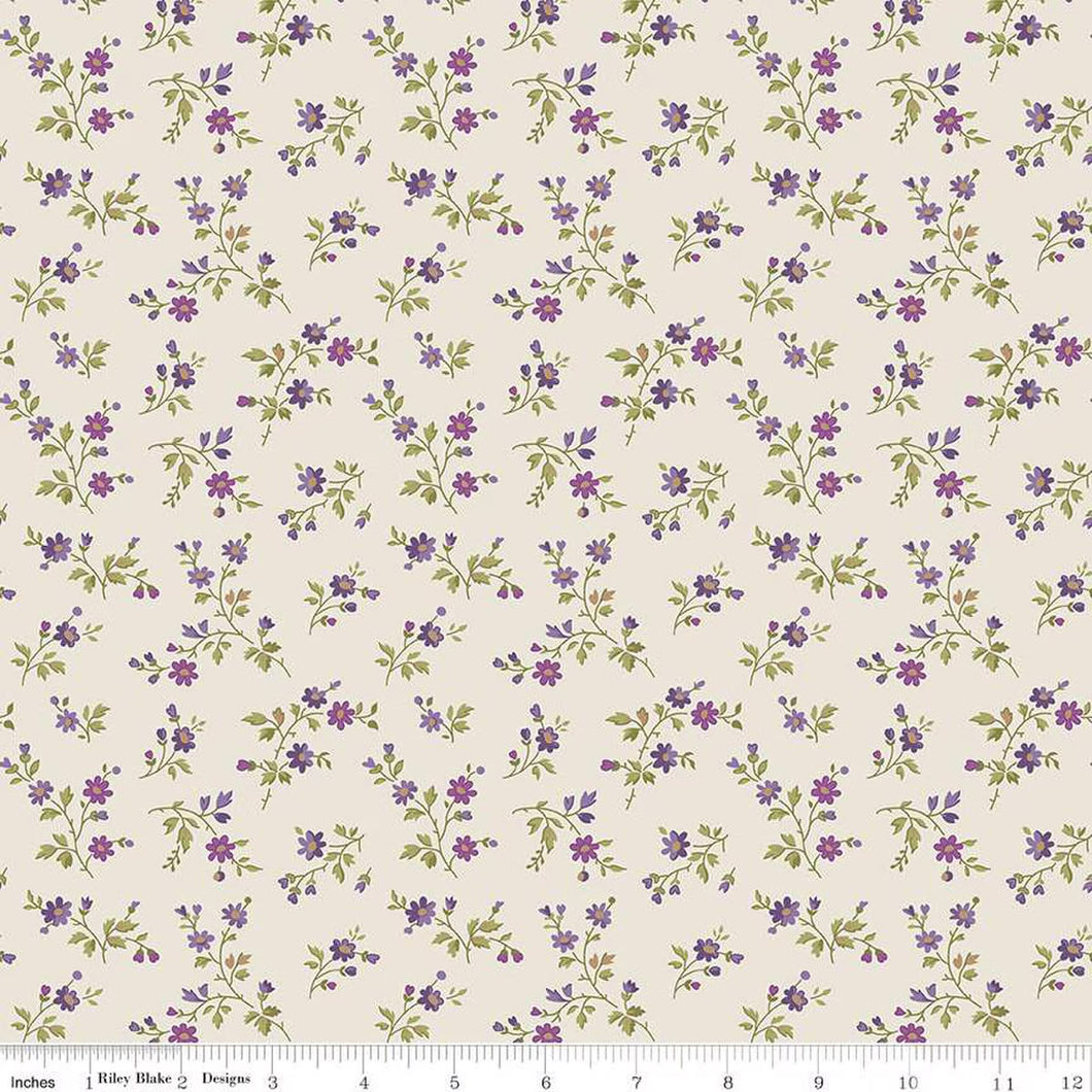 Anne of Green Gables™ Stems Cream Cotton Fabric