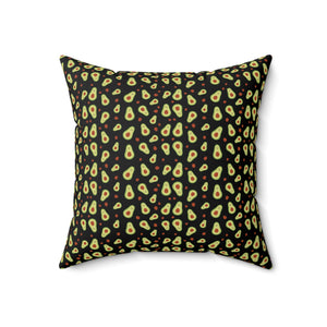 Avocado Print Square Pillow - Fun Home Decor