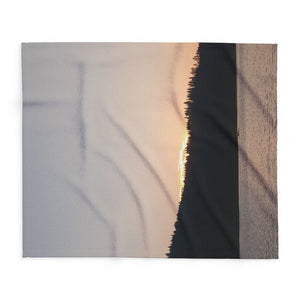 Cozy Sunrise Arctic Fleece Blanket, Soft Throw for Home Décor, Perfect Gift for Nature Lovers, Camping, Snuggling, Housewarming