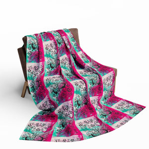 Vibrant Butterfly Arctic Fleece Blanket - Cozy Home Decor for All Seasons