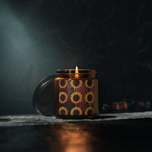 Load image into Gallery viewer, Sunflower Scented Soy Candle - Eco-Friendly Amber Jar

