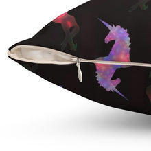 Load image into Gallery viewer, Whimsical Unicorn Print Pillow
