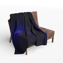 Load image into Gallery viewer, Cosmic Bear Arctic Fleece Blanket - Cozy Starry Night Throw for Home Decor and Gifts
