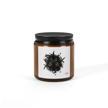 Load image into Gallery viewer, Butterfly Scented Soy Candle - Eco-Friendly Amber Jar
