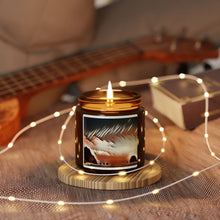 Load image into Gallery viewer, Aromatic Soy Candle - Cozy Amber Jar with Scenic Design

