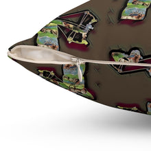 Load image into Gallery viewer, Bow Hunting Inspired Decorative Pillow
