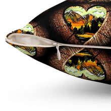 Load image into Gallery viewer, Nature-Inspired Heart Pillow | Cozy Home Decor
