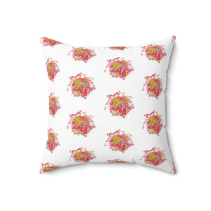 Vibrant Butterfly Throw Pillow - Cozy Home Décor Accent