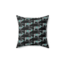 Load image into Gallery viewer, Decorative Elk Print Pillow for Cozy Rustic Decor
