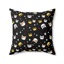 Load image into Gallery viewer, Playful Cat-Themed Decorative Pillow
