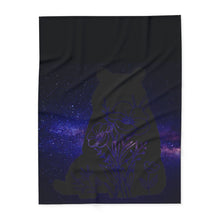 Load image into Gallery viewer, Cosmic Bear Arctic Fleece Blanket - Cozy Starry Night Throw for Home Decor and Gifts
