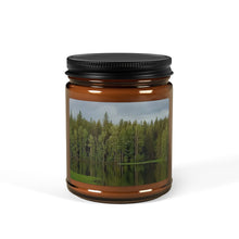 Load image into Gallery viewer, Nature-Inspired Scented Soy Candle - Multi-Size Amber Jar
