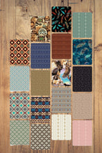 Load image into Gallery viewer, 10 Fat Quarters - Assorted Southwestern Cowboy Fat Quarter Bundle Cotton (4 Bundles)
