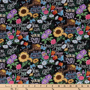I've Got Sunshine Cotton Calico Fabric