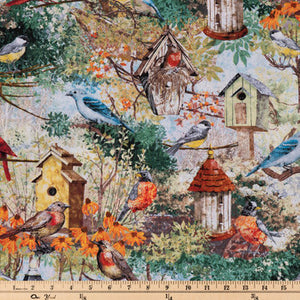 Modest Dwellings Bird Cotton Calico Fabric