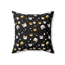Load image into Gallery viewer, Playful Cat-Themed Decorative Pillow

