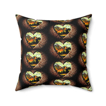Load image into Gallery viewer, Nature-Inspired Heart Pillow | Cozy Home Decor
