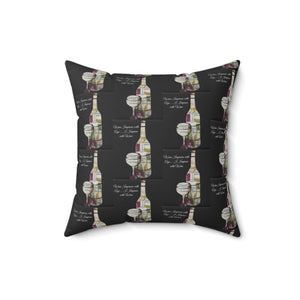 Wine Lover's Decorative Pillow - Perfect Gift for Celebrations & Cozy Evenings
