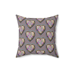 Heart Pattern Decorative Pillow - Cozy Home Accent