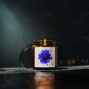 Jelly Fish Scented Soy Candle - Multi-Size Amber Jar with Calm Design