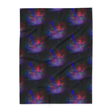 Load image into Gallery viewer, Vibrant Arctic Fleece Blanket for Cozy Nights and Celebrations
