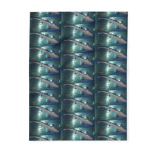 Load image into Gallery viewer, Shark Pattern Arctic Fleece Blanket – Cozy Ocean-Themed Decor for Shark Lovers
