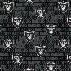Raiders Mini Cotton Fabric Precut