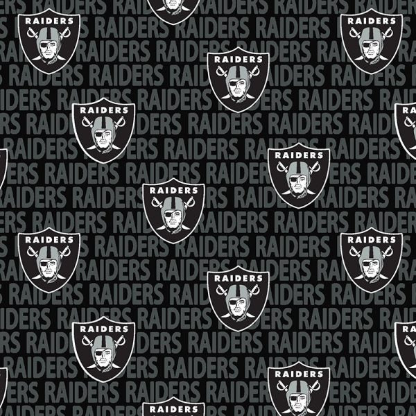 Raiders Mini Cotton Fabric Precut